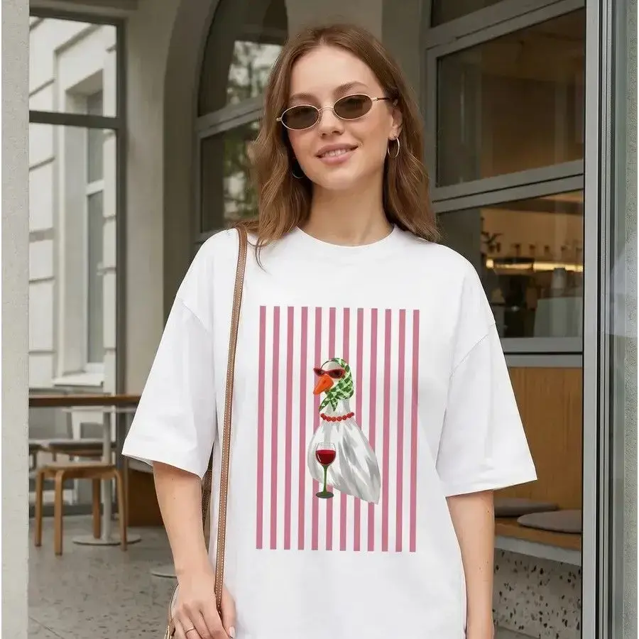 T-shirt ample, coton, coupe large